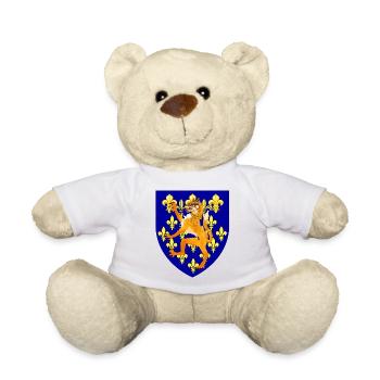 heraldic coat of arms wolf - Teddy Bear - white - Front