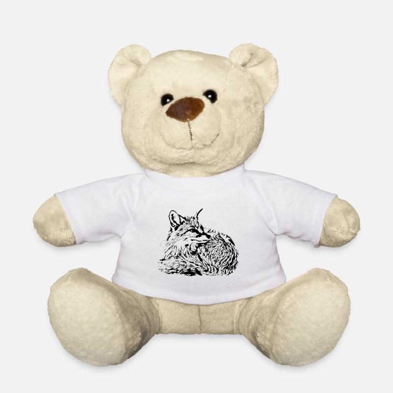 Renard - Nounours - blanc