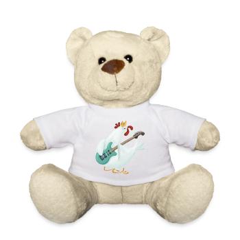 Huhn Rock - Teddy - Weiß - Vorne