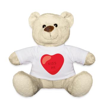 Kiss Me - Teddy - Weiß - Vorne