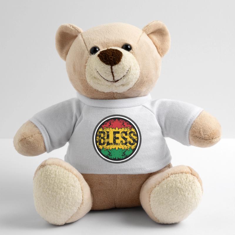 Rastafarian Blumen Muster Teddy