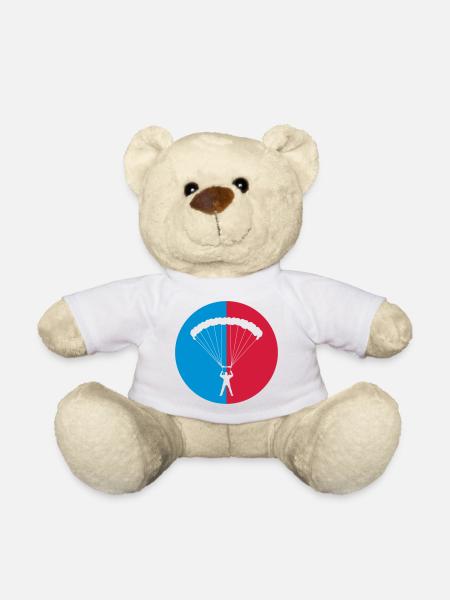 Skydiving - Parachutisme - Nounours - blanc