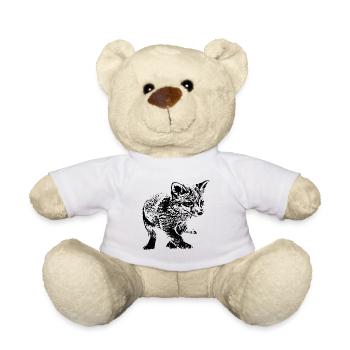 Renard - Nounours - blanc - Devant