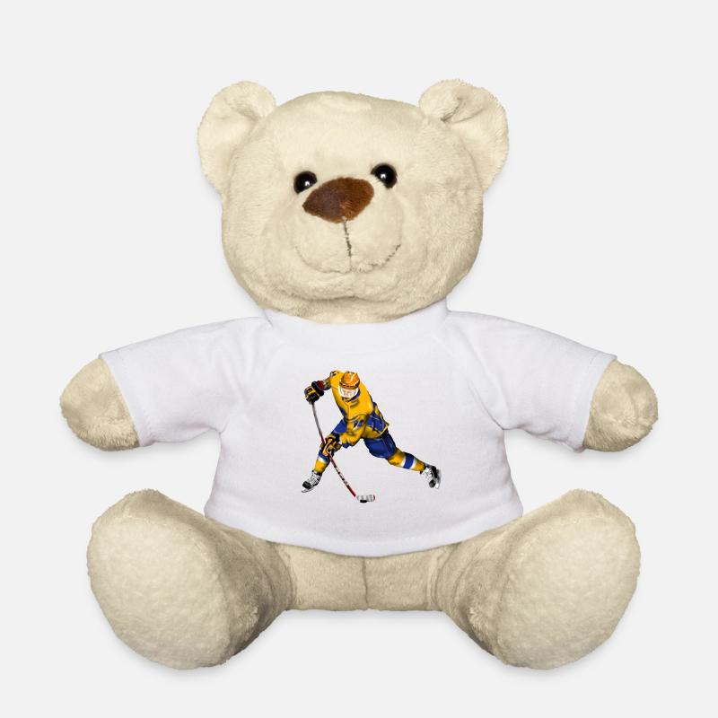 Eishockey - Teddy - Weiß
