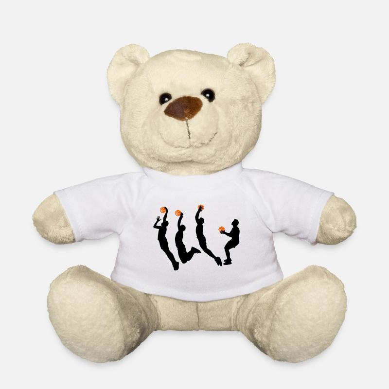 Basketball - Teddy - Weiß