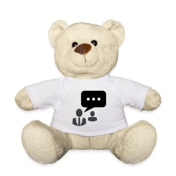 Community Comunication - Teddy Bear - white - Front