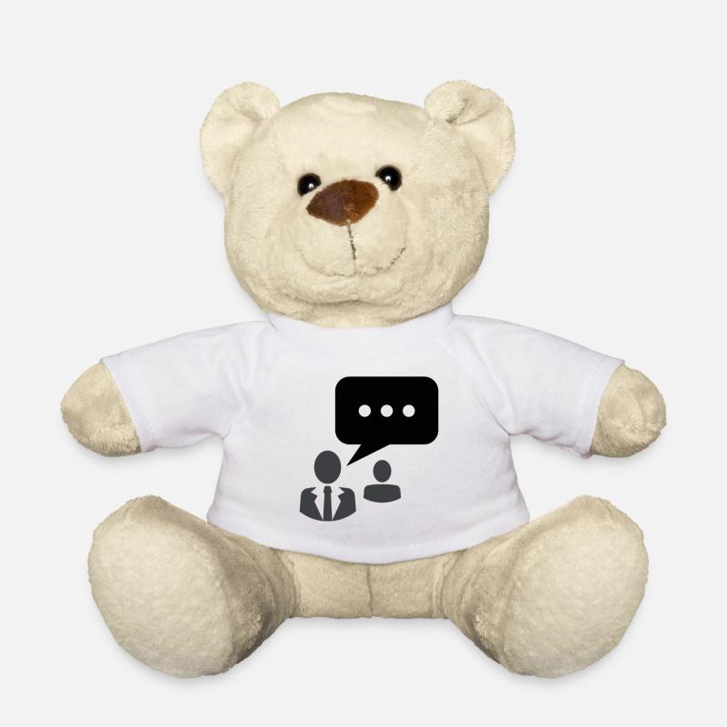 Community Comunication - Teddy Bear - white