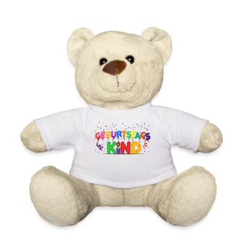 Geburtstagskind Kindergeburtstag Geburtstag Party - Teddy - Weiß - Vorne