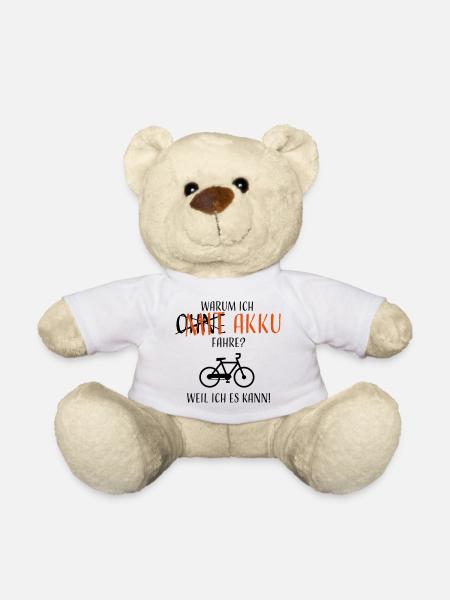 Why do I drive with battery? - Teddy Bear - white