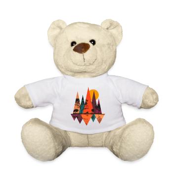 Nature en automne - Nounours - blanc - Devant