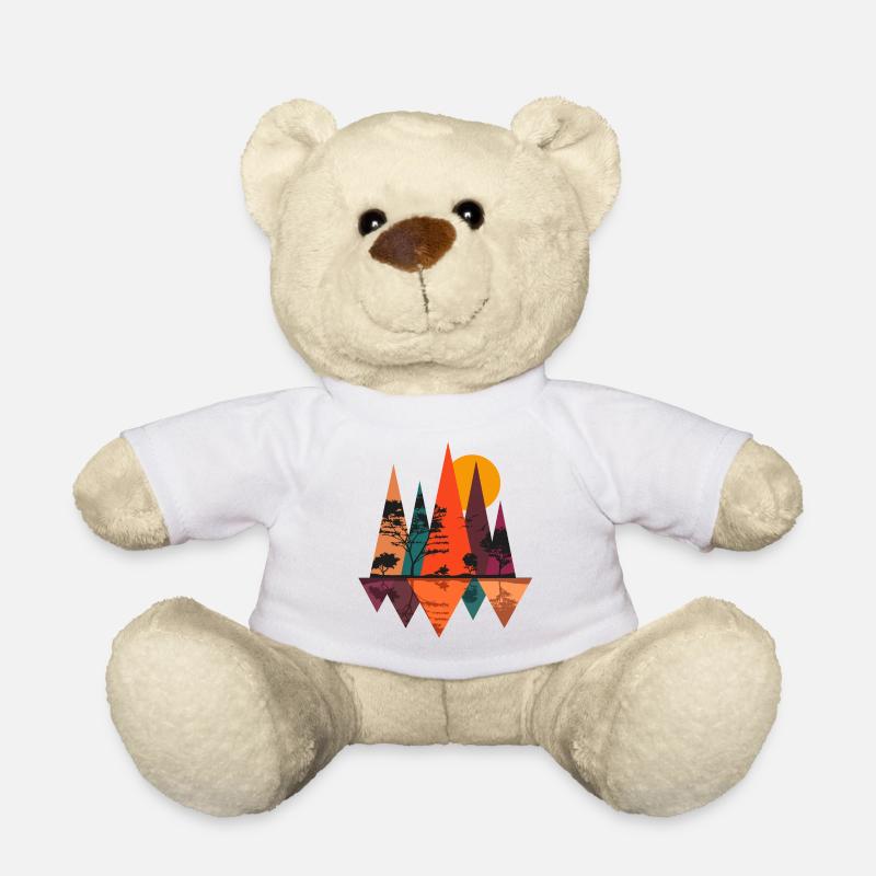 Natur im Herbst - Teddy - Weiß