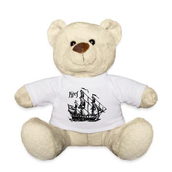 Kiel - Sailing Ship - Teddy Bear - white - Front