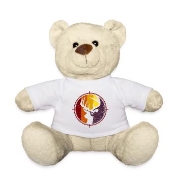 Hunter - Hunting - Deer - Teddy Bear - white - Front