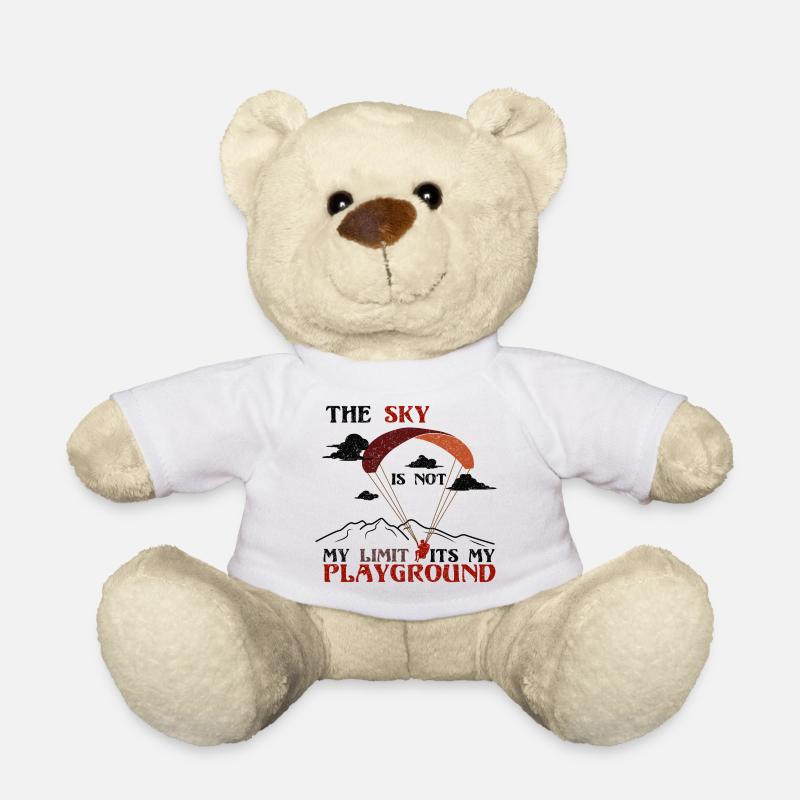 The sky is not the limit, its my playground - Teddy - Weiß
