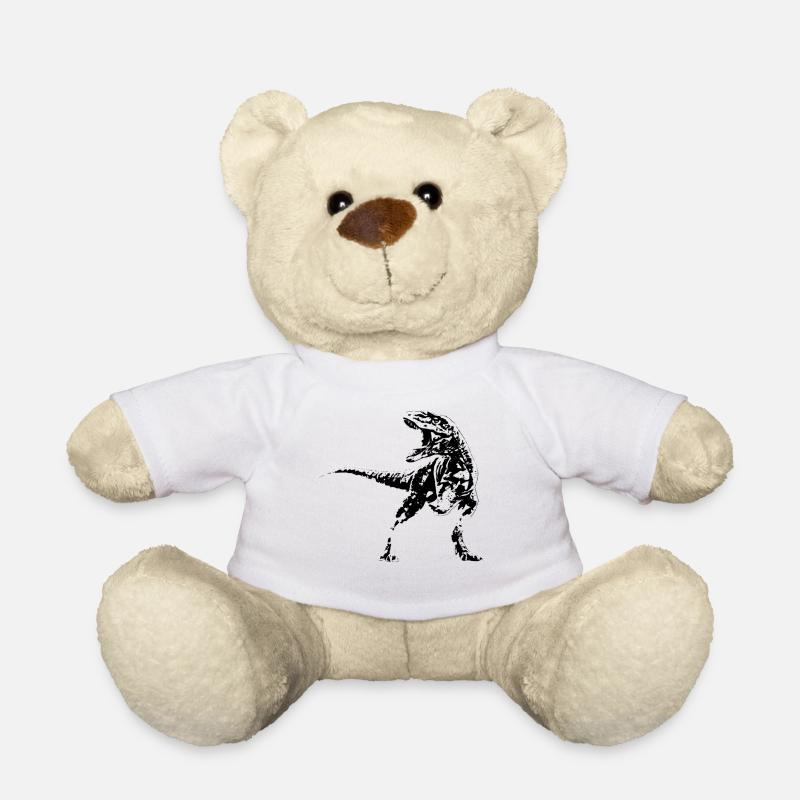 Tyrannosaurus Rex - Teddy Bear - white