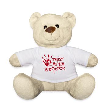 Trust me I'm a doctor - Teddy - Weiß - Vorne