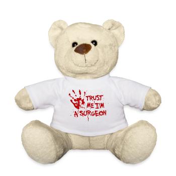 Trust me I'm a surgeon - Nounours - blanc - Devant