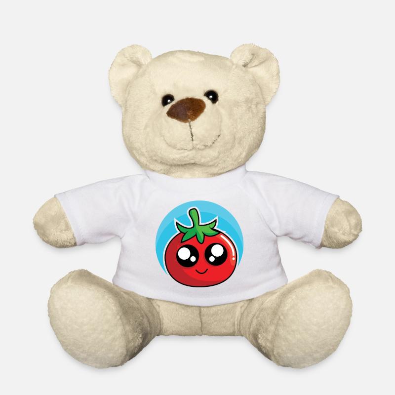 Fröhliche Tomate - Teddy - Weiß