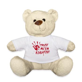 Trust me I'm a dentist - Nounours - blanc - Devant