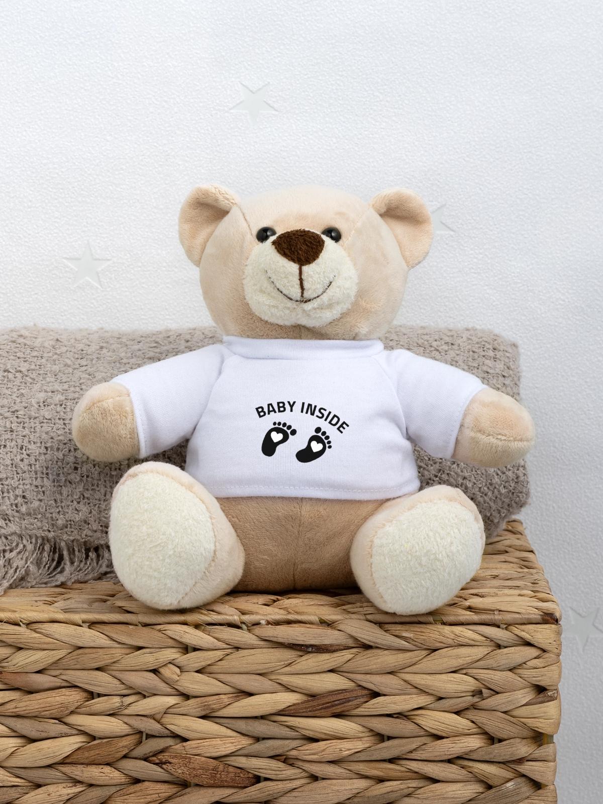 baby inside füßchen - Teddy - Weiß - Vorne