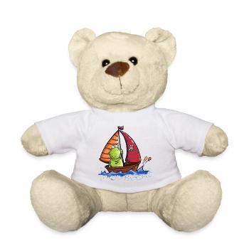 Frosch auf See - Teddy - Weiß - Vorne