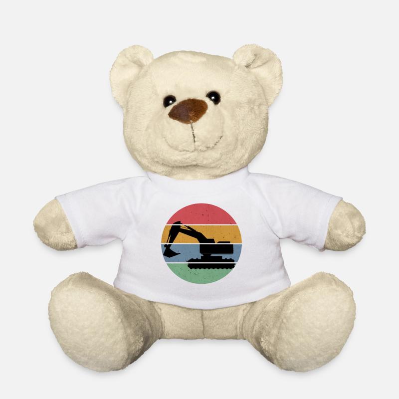 Bagger - Teddy - Weiß