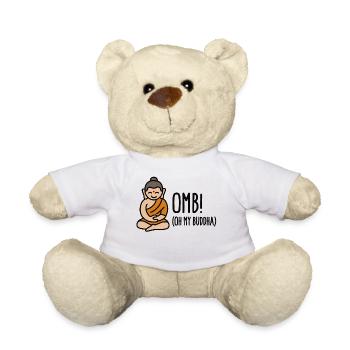 OMB - Oh my Buddha (OMG) - Nounours - blanc - Devant