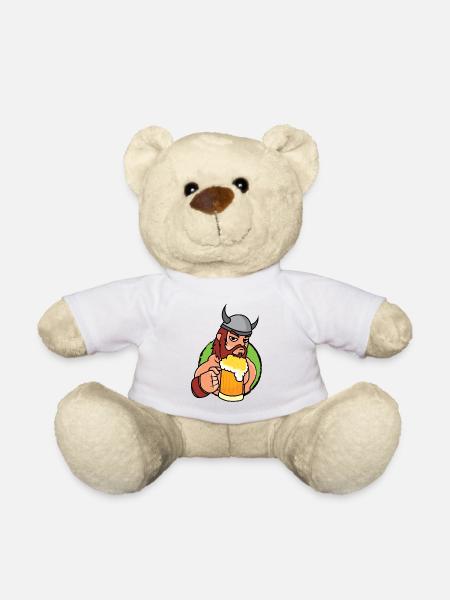 Wikinger Bier - Teddy - Weiß