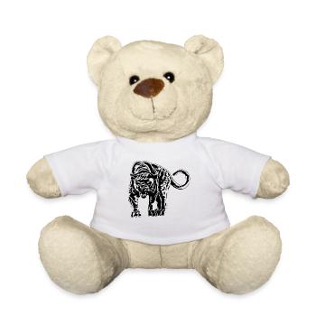 Panther - Teddy - Weiß - Vorne