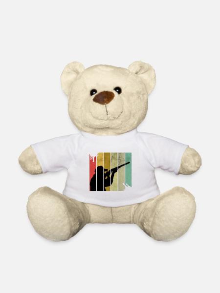Jagen Jäger Retro - Teddy - Weiß