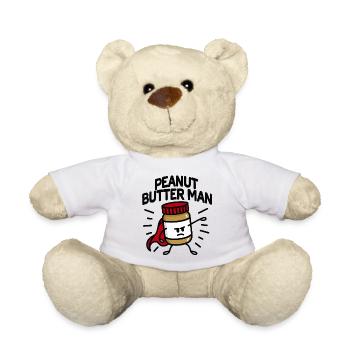 Peanut butter man (place on light background) - Nounours - blanc - Devant
