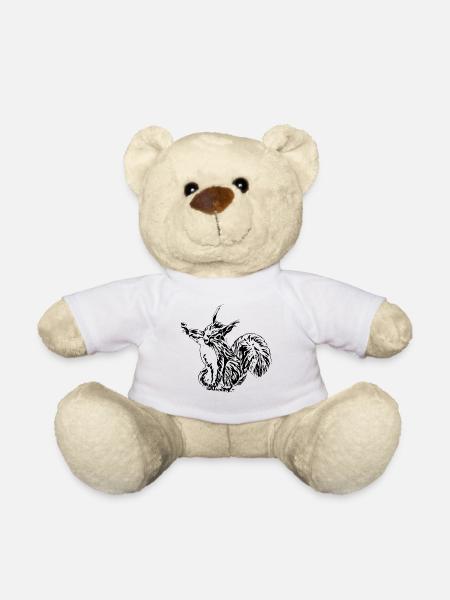 squirrel - Teddy Bear - white