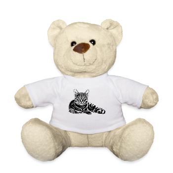 Chat - Nounours - blanc - Devant