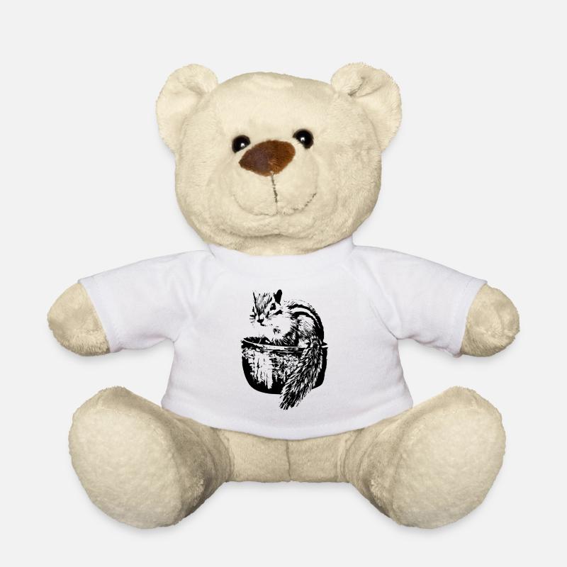 Eichhörnchen - Teddy - Weiß