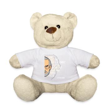 Half Face "Don't Let The Noise Of Others Opinion - Teddy Bear - white - Front
