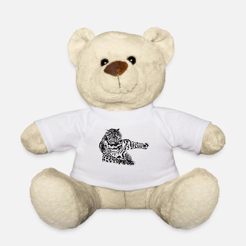 léopard - Nounours - blanc