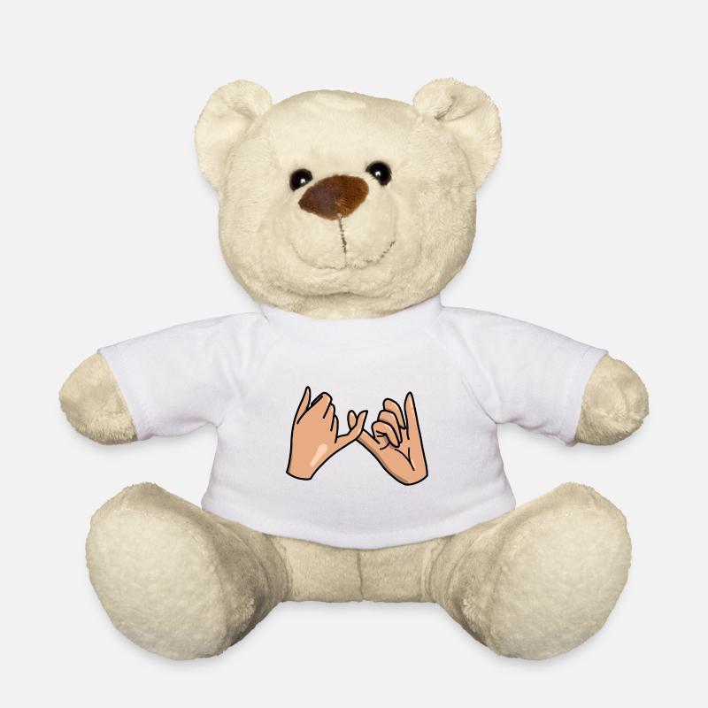 Pinkie Schwur Beste Freunde - Teddy - Weiß