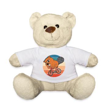 Biber lieben das Holzdesign, das für den - Teddy - Weiß - Vorne