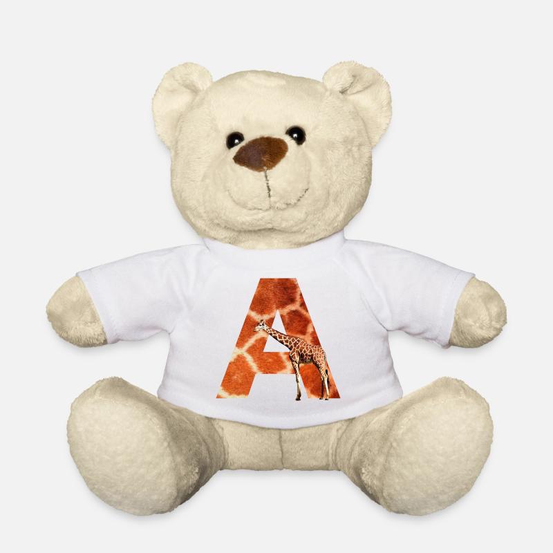 giraffe a - Teddy - Weiß
