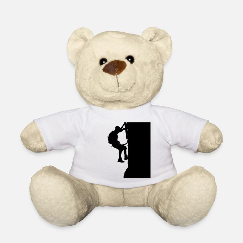 Via Ferrata Walker Silhouette Black - Teddy Bear - white