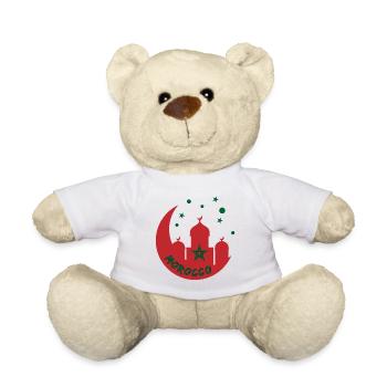 Morocco mosque design - Teddy Bear - white - Front