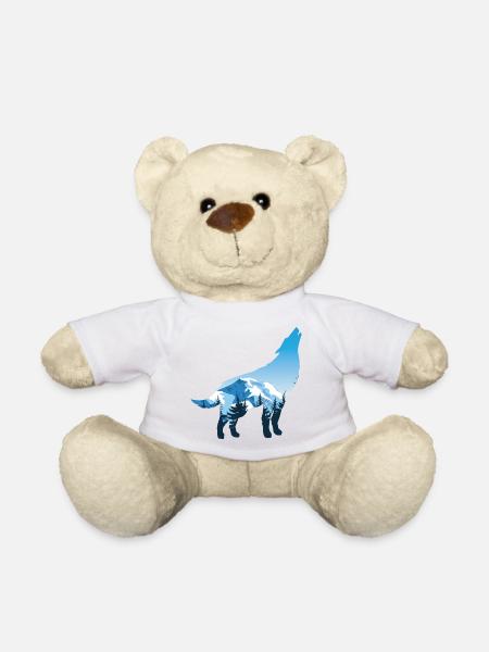 Fantastisches WolfTStück für WerwolfFanTStück " - Teddy - Weiß