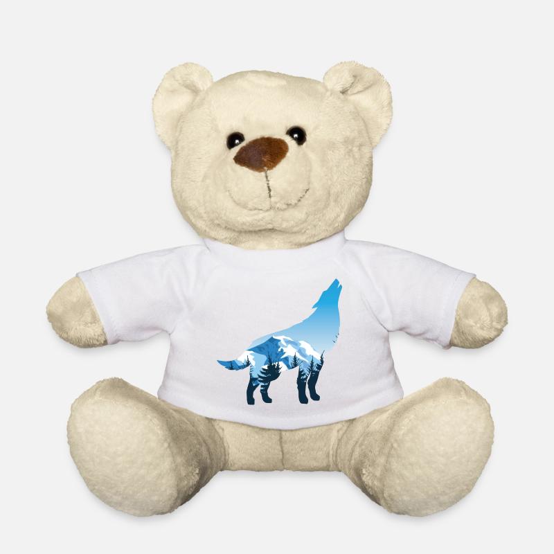 Fantastisches WolfTStück für WerwolfFanTStück " - Teddy - Weiß