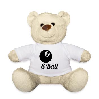 8 balles - Nounours - blanc - Devant