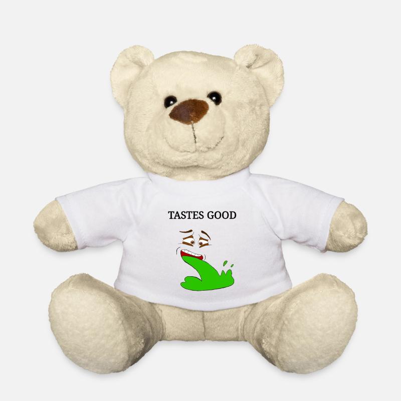 lustiger Spruch, Kotzendes Design mit Aufschrift - Teddy - Weiß
