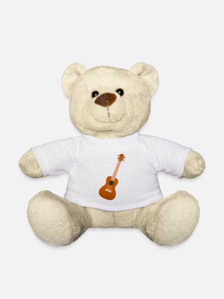 Ukulele Geschenk - Teddy - Weiß