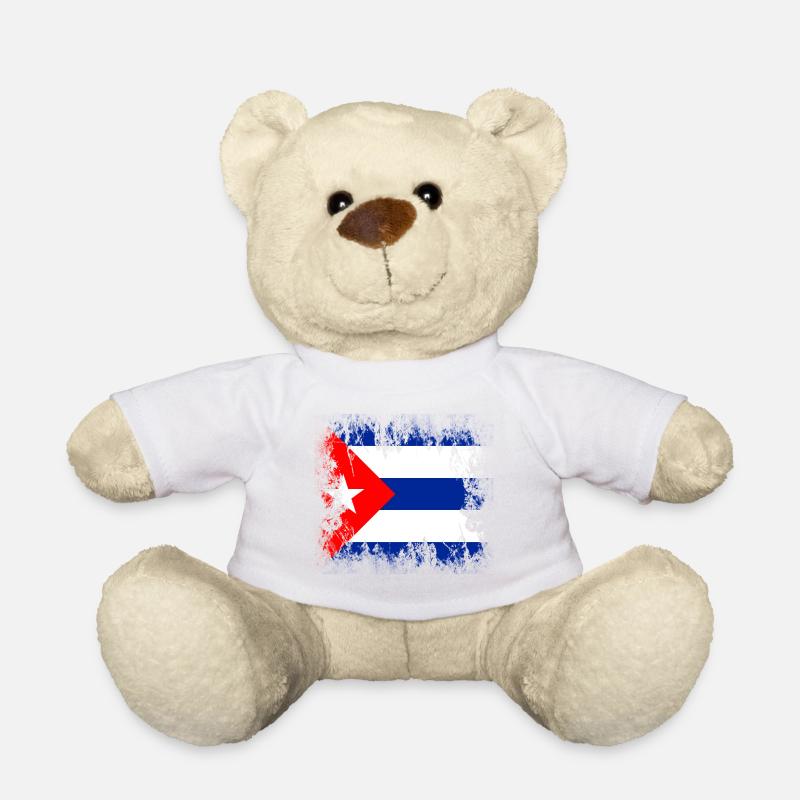 Cuba - Teddy Bear - white