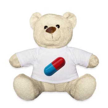 Trendy Pill Design - Teddy Bear - white - Front