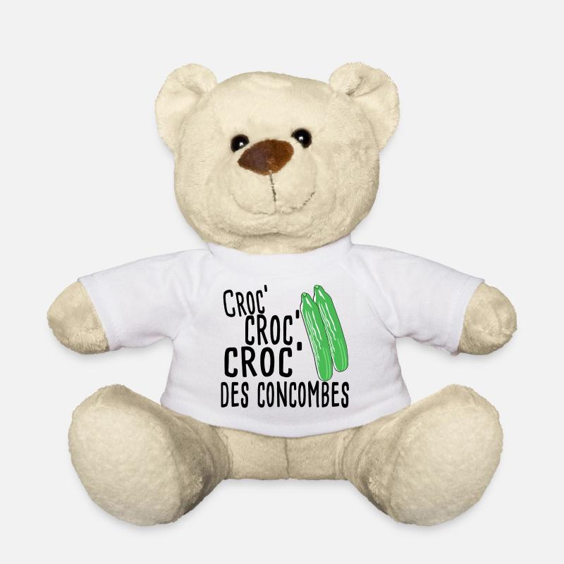 Concombres vert lime Minimaliste - Nounours - blanc