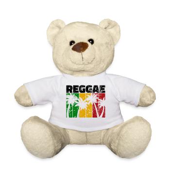 Reggae Caribbean Jamaica Reggae Music Music Vintage - Teddy Bear - white - Front